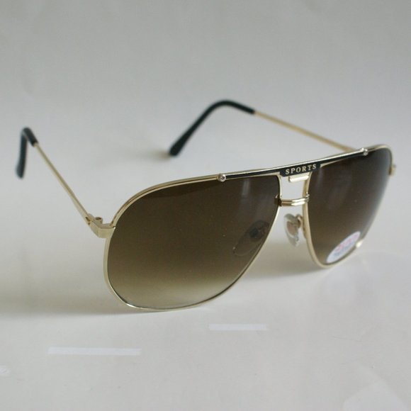 NWT TruVintage Classic"Sports"logo Navigator style gradient smoke lens Sunglass - Picture 3 of 5
